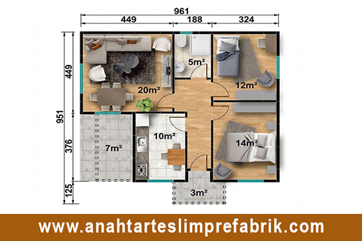 79 metrekare prefabrik ev planı 79 metrekare prefabrik ev planı