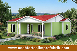 101 M2 Tek Katlı Prefabrik Ev 101 M2 Tek Katlı Prefabrik Ev