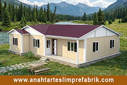 120 M2 Tek Katlı Prefabrik Ev 120 M2 Tek Katlı Prefabrik Ev