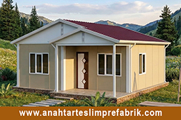61 M2 Tek Katlı Prefabrik Ev 61 M2 Tek Katlı Prefabrik Ev